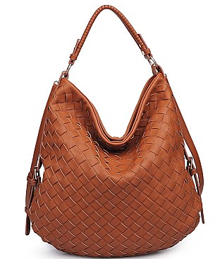Urban Expression Fashionable Quincy Pebbled Vegan Leather JP26195