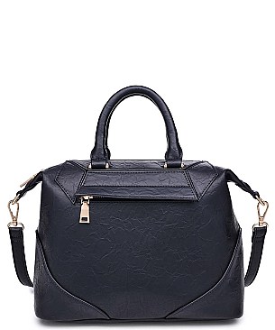 Urban Expression Fashionable Hayden Pebbled Vegan Leather JP26210