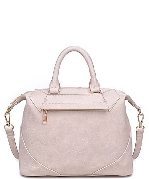 Urban Expression Fashionable Hayden Pebbled Vegan Leather JP26210