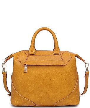 Urban Expression Fashionable Hayden Pebbled Vegan Leather JP26210