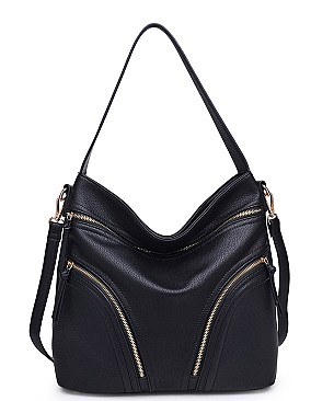 Urban Expression Fashionable Paige Pebbled Vegan Leather JP26214