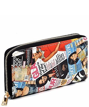 Michelle Obama wallet single zipper