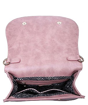 Fashionable Urban Expressions MINI Chole Textured Messenger Bag JP26446