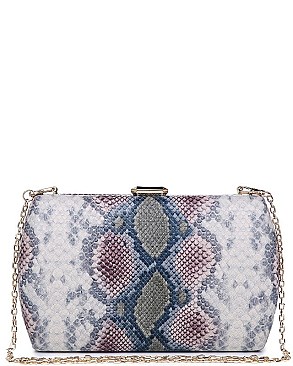 Fashionable Urban expression Snake Skin Clutch JP18836