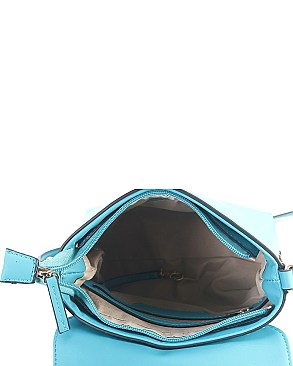 Fashionable Cross Body Bag Accented With Studs and Tassel JPRM8045