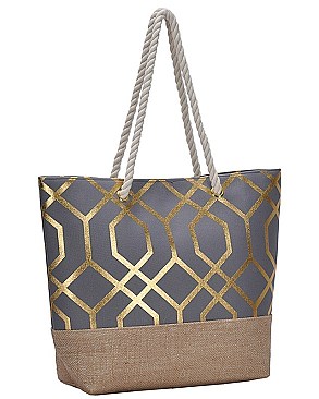 Ladies' Circle Vector Abstract Design Handle Satchel Handbags Shoulder Bag Tote Purse JPBGT-81783