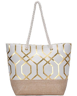 Ladies' Circle Vector Abstract Design Handle Satchel Handbags Shoulder Bag Tote Purse JPBGT-81783