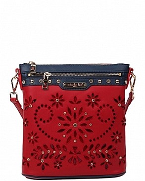 Astrid Floral Laser Cut Crossbody Bag JP26649
