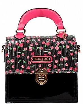 Imogen Flower Sequins Print Mini Handbag JP26658