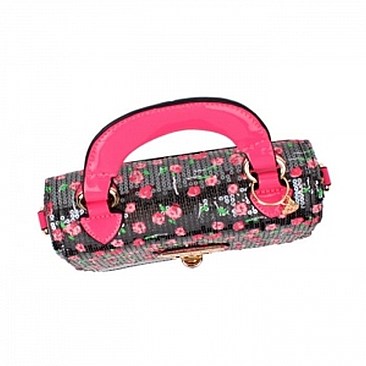 Imogen Flower Sequins Print Mini Handbag JP26658