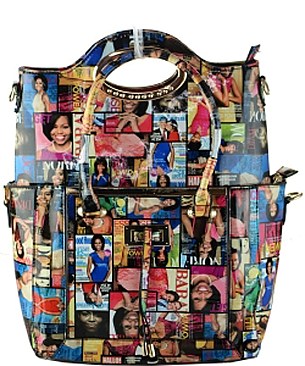 Obama Magazine Print - 2 In 1 Chic Famous People Magazine Print Tote Handbag Design JP28MP3602