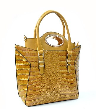 2 IN 1 Crocodile Tote Set