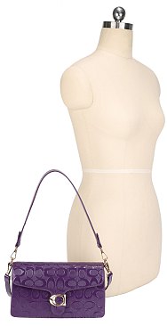 Oval Pattern Design Shoulder / Cross-Body Bag