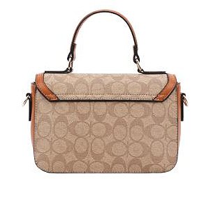 2- in-1 Oval Twist Lock Monogram Satchel Set