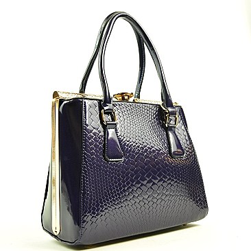 DESIGNER QUALITY JEWEL TOP BOUTIQUE SATCHEL