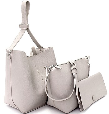 BAL0009-LP Convertible 3 in 1 Single Strap Hobo Value SET