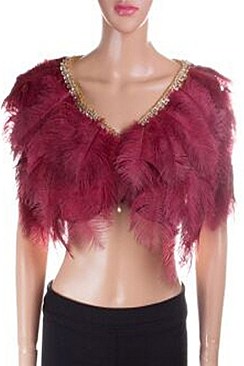 Glamorous Convertible Feather Costume LACN1705