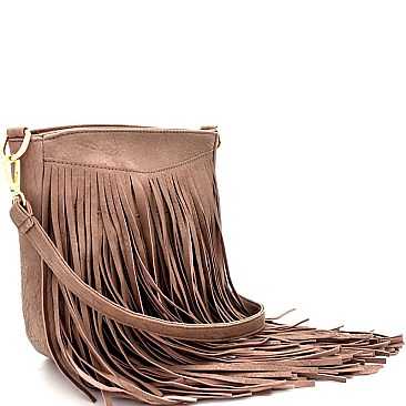 4011P-LP Long Fringed Cross Body