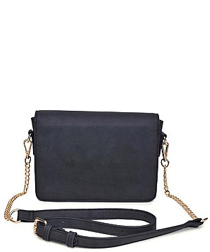 Fashionable Arabella Embroidered Vegan Leather JP41024