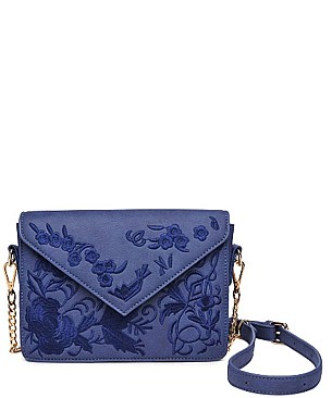 Fashionable Arabella Embroidered Vegan Leather JP41024