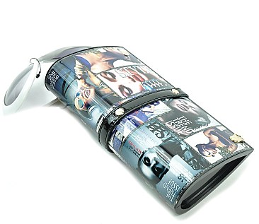 Hard Case Magazine Medium Clutch Multi Model