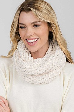 Pack of 12 Chenille Infinity Scarves