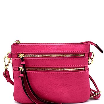 513625B-lp Multi Zipper Fashion Messenger