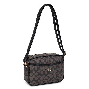 Oval Monogram Crossbody Bag