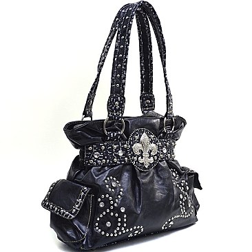 Fleur De Lis Western Tote