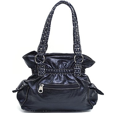 Fleur De Lis Western Tote