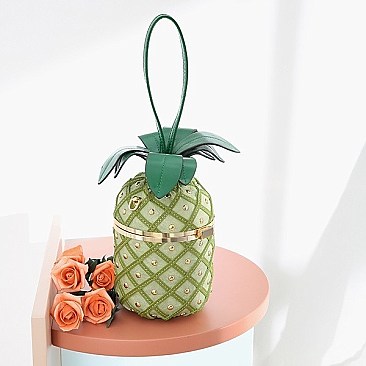 Handmade Crossbody - Satchel Pineapple Bag