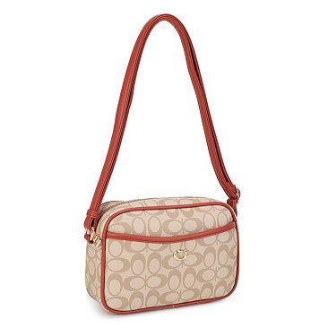 Oval Monogram Crossbody Bag