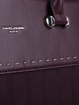 DAVID JONES SUEDE TRIMMING SATCHEL