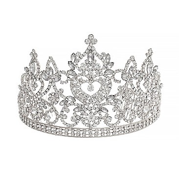 GRAND RHINESTONE TIARA SL60401