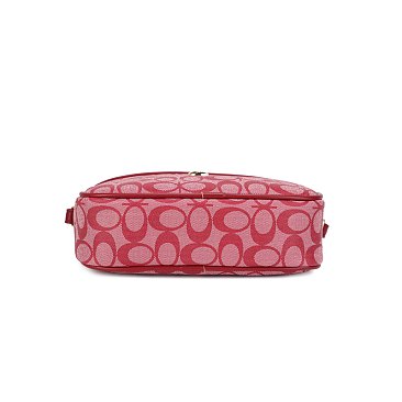 Oval Monogram Crossbody Bag