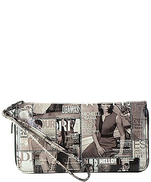 CELEBRITY MICHELLE OBAMA MAGAZINE WALLET