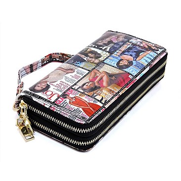 CELEBRITY MICHELLE OBAMA MAGAZINE WALLET