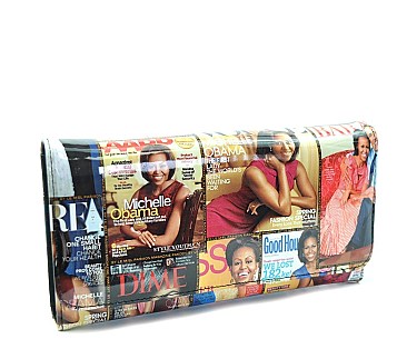 Michelle Obama  Flap Wallet