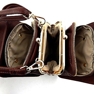 Multi Compartment Roomy Cross-body Messenger