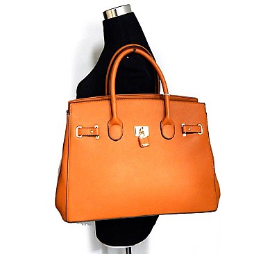 Celebrity Padlock Accent Over-sized Quality Tote