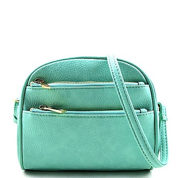 Multi Pocket Fashion Round-top Cross Body Bag