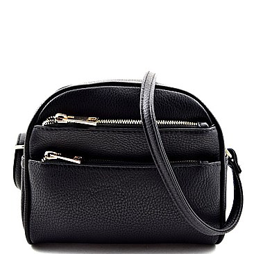 Multi Pocket Fashion Round-top Cross Body Bag
