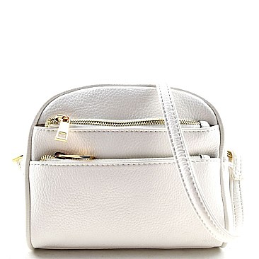 Multi Pocket Fashion Round-top Cross Body Bag