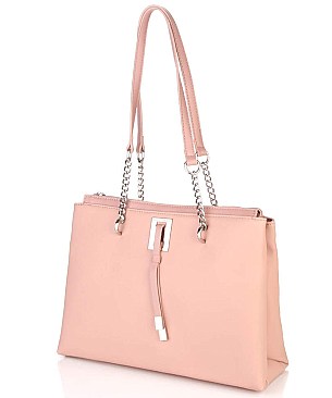 David Jones Chic Handbag with Chain Strap