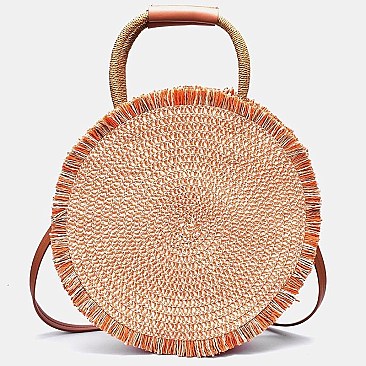 ROUND KNIT SUMMER SATCHEL - Celebrity