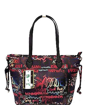 GRAFFITI DESIGN SHOPPER BAG