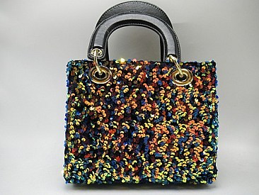 Sparkly Sequin Satchel Handbag