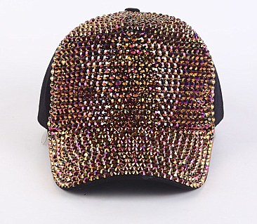 Rhinestone Adjustable Baseball Cap