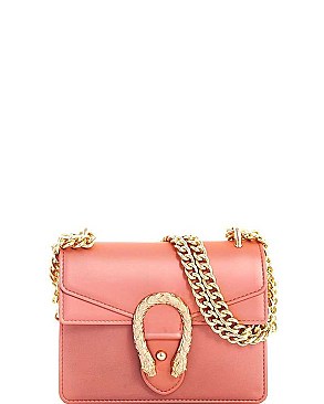 Stylish Snake Buckle Jelly Crossbody Bag JY7016-JELLY