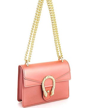Stylish Snake Buckle Jelly Crossbody Bag JY7016-JELLY